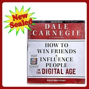 Dale Carnegie How to Win Friends Influence People Digital Age Audiobook New CD